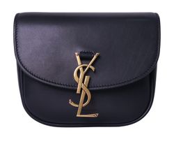 Saint Laurent KAIA ミニ クロスボディバッグ【ランク:S】 Saint Laurent Kaia Crossbody Bag - Black Leather — freethesaint